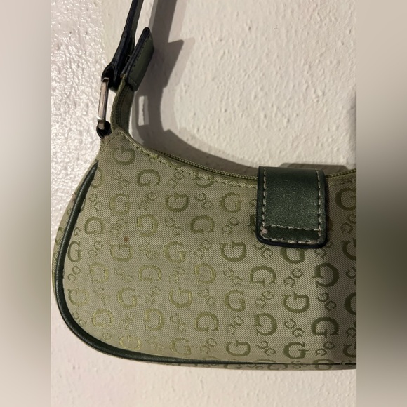 Mini Green GUESS Purse - Picture 5 of 7